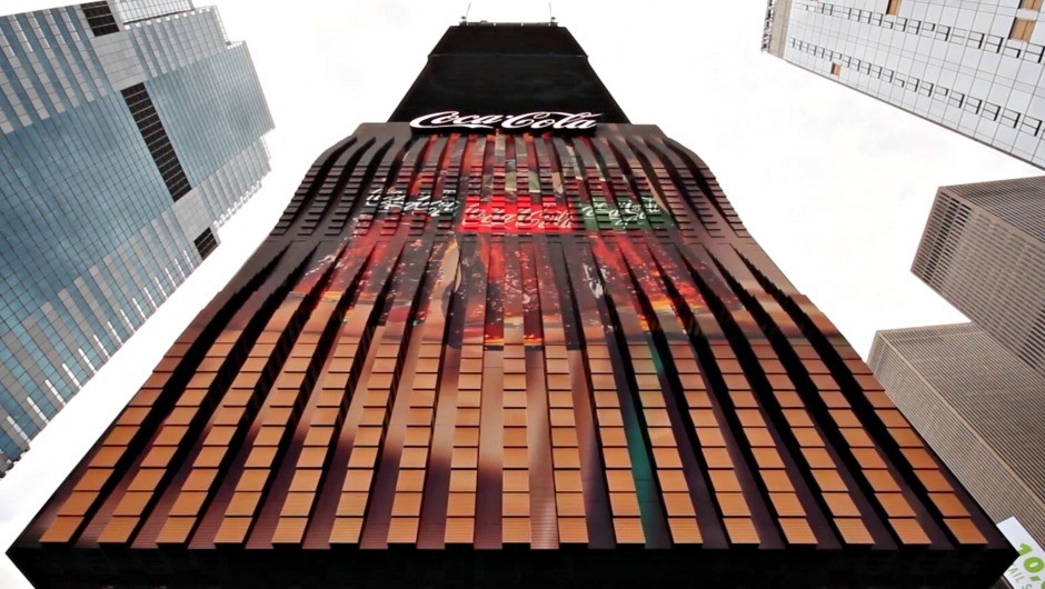 Times Square Coca Cola 3D Billboard