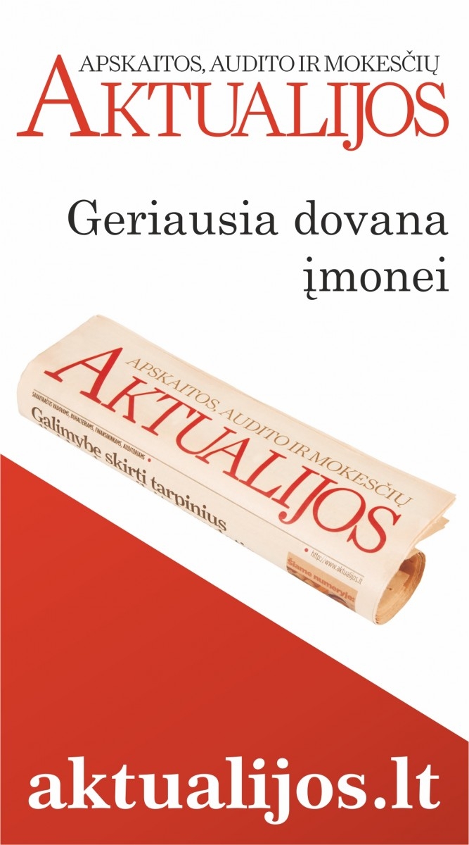 "Aktualijos" outdoor advertisement - Aktualijos maketas