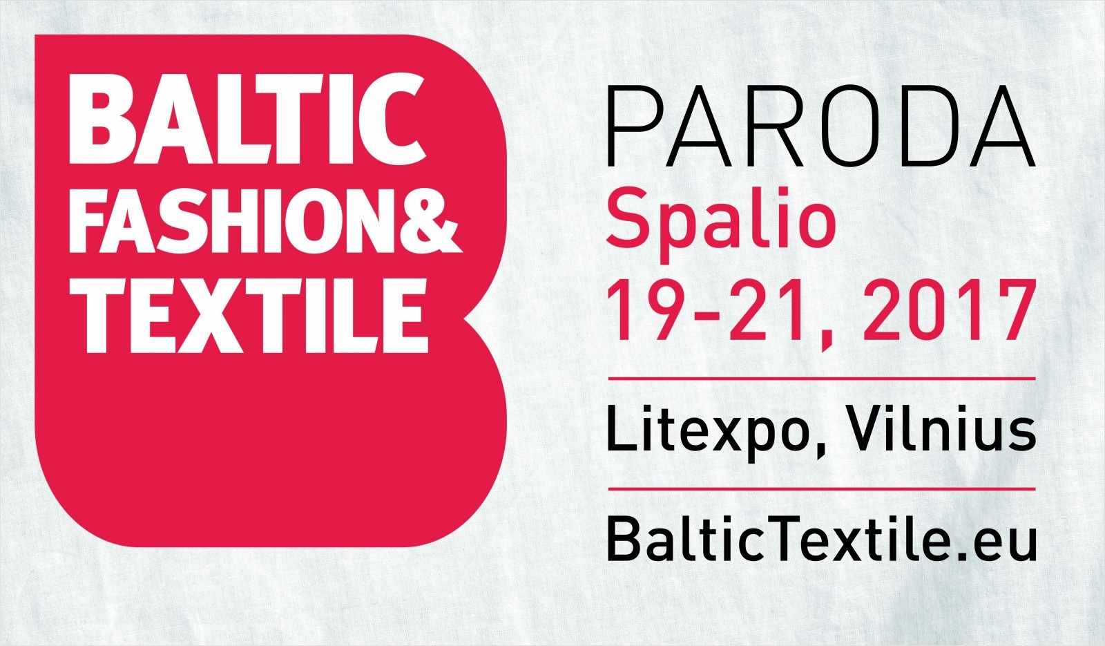 "Baltic Fashion and Textile" outdoor advertisement - Baltic Fashion and Textile Preview