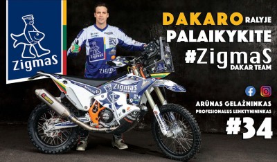 Zigmas Dakar team