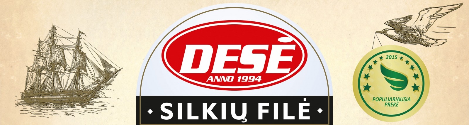 "Desė" lauko reklama - Dese